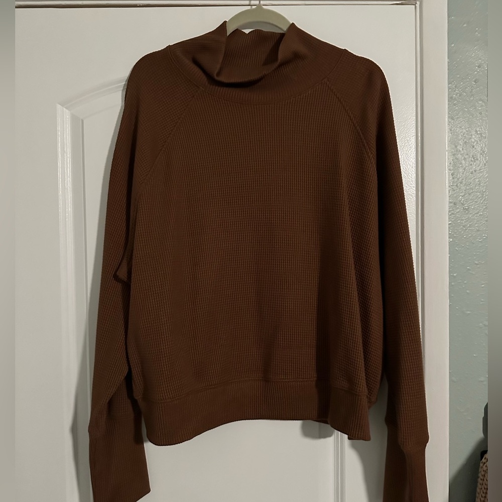 Alo Yoga: Thermal Weekend Escape Mock Neck Long Sleeve
